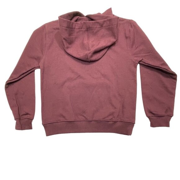 GTM SPORTSWEAR Unisex‎ Kids Fleece Hoodie Sizes YS/YM/YXL Burgundy Maroon NWT - Picture 4 of 11